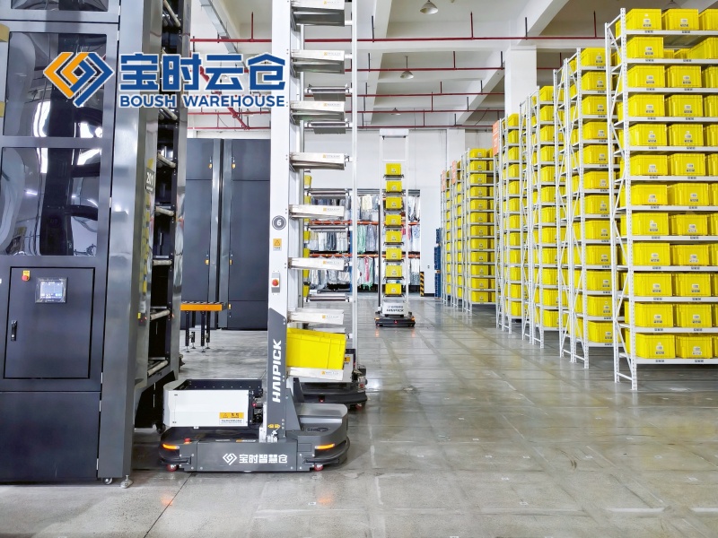 丰县智慧云仓-机器人分拣+打包+发货